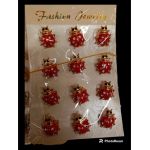 Set 12 broșe engros pentru mărțișor buburuza