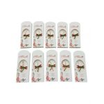 Set 20 Brose Martisor, ambalaj specific, Libelula Rosie, model 2024, 14×5cm, en-gros