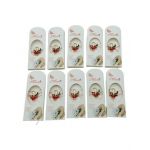Set 20 Brose Martisor, ambalaj specific, Vaza cu Ghiocel, model 2024, 14×5cm, en-gros