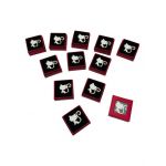 Set 24 Brose Martisor in cutiuta cu fereastra, 5×5cm, Pisicuta Dragalasa, model 2024, en-gros