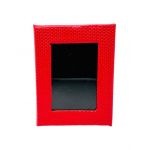 Set 24 Cutii ambalaj pentru Brose, cu fereastra, pernuta buretata in interior, Rosii, 6×4.5×2cm, en-gros