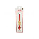 Set 24 de Bratari Martisor, Elefantel Norocos, snur rosu elastic, model 2024, en-gros