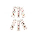 Set 24 de Bratari Martisor, Soricel Simpatic, snur rosu elastic, model 2024, en-gros