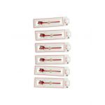 Set 24 de Bratari Martisor, Talisman Norocos, snur rosu elastic, model 2024, en-gros