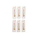 Set 24 de Bratari Martisor, Trifoi Norocos, snur rosu elastic, model 2024, en-gros