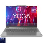 Ultrabook Lenovo 14'' Yoga 9 2-in-1 14IMH9, 4K OLED Touch, Procesor Intel® Core™ Ultra 7 155H (24M Cache, up to 4.80 GHz), 32GB DDR5X, 1TB SSD, Intel Arc, Win 11 Pro, Luna Grey, 3Yr Onsite Premium Care