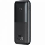 Baterie externa Baseus BIPOW Pro, 10000 mAh, 2x USB, 1x USB-C, 22.5W, Black, cu tehnologia Quick Charge 4.0