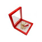 Brosa Martisor En-gros, Floare Stilizata in cutie cu expunere 3D, 8.5×8.5×2cm