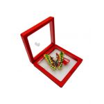 Brosa Martisor En-gros, Fluturas Deosebit in cutie cu expunere 3D, 8.5×8.5×2cm