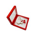 Brosa Martisor En-gros, Pisicuta Dragalasa in cutie cu expunere 3D, 8.5×8.5×2cm