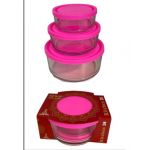 set 3 caserole kitchen (18) ,12,14,17 cm Engros