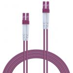 Cablu retea LINDY LY-46342 Fibra Optica LC/LC OM4, 3m, Purple