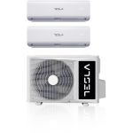 Aer conditionat Tesla Multisplit TGS-D18V912W, 9000 + 12000 BTU, A++/A+, Inverter