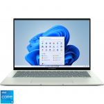 Ultrabook ASUS 14'' Zenbook 14 UX3402ZA, WQXGA, Procesor Intel® Core™ i5-1240P (12M Cache, up to 4.40 GHz), 16GB DDR5, 1TB SSD, Intel Iris Xe, Win 11 Home, Aqua Celadon