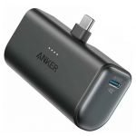 Baterie externa Anker Nano, 1x USB-C, USB-C incorporat si pliabil, 5000mAh, 22.5W, Black