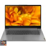 Laptop Lenovo 17.3'' IdeaPad 3 17ALC6, FHD IPS, Procesor AMD Ryzen™ 7 5700U (8M Cache, up to 4.3 GHz), 12GB DDR4, 512GB SSD, Radeon, No OS, Arctic Grey