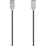 Cablu video Hama HDMI Male - HDMI Male, v2.0, 2 m, Slim, Negru
