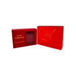 Caseta Eleganta En-gros cu 12 Trandafiri de Sapun si compartiment pentru bijuterie, ambalaj de cadou, Love Forever, Rosu, 18×13.5×5cm