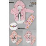 Compleu Engros pentru bebelusi, 3 piese, cu model imprimat