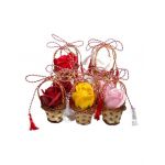 Cosulet En-gros cu 1 Trandafir de sapun, diverse culori, 10×5cm