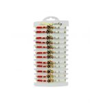 Set 12 Bratari Martisor En-gros, Cosar Norocos, snur reglabil, cu margele
