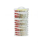 Set 12 Bratari Martisor En-gros, Infinity Love, snur reglabil, cu margele