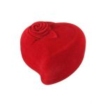 Set 12 cutii pentru mărțișoare engros catifea inima
