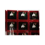 Set 24 broșe engros pentru mărțișor ghiocel