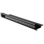 Accesoriu cabinet Xcab Patch panel 1U 24 porturi RJ45 CAT6a 10G Ethernet