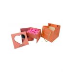 Caseta Eleganta En-gros cu 9 Trandafiri de sapun si compartiment pentru bijuterii, cu punga de cadou, Best Wishes, 11.5×11.5×9.5cm