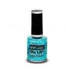 Lac de unghii cu sclipici, stralucitor in lumina UV, Glitter Me Up! UV, A40 Ice Blue Engros