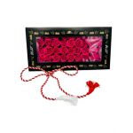 Pachet En-gros 50 Trandafiri de sapun intens parfumati, calitate superioara, 45×23.5×7cm