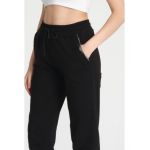 Pantaloni sport-casual, conici cu argintiu la buzunar, en-gross