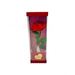 Trandafir Artificial En-gros, ambalat in cutie de cadou deosebita, diverse culori, 35×12×7cm
