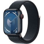 SmartWatch Apple Watch S9, 41mm Carcasa Aluminium Midnight, Midnight Sport Loop