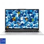 Ultrabook ASUS 15.6'' Vivobook S 15 OLED BAPE Edition K5504VA, 2.8K 120Hz, Procesor Intel® Core™ i9-13900H (24M Cache, up to 5.40 GHz), 16GB DDR5, 1TB SSD, Intel Iris Xe, Win 11 Pro, Blue Camo Bundle with Cool Silver