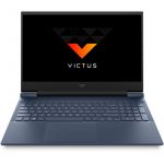 Laptop HP Gaming 15.6'' Victus 15-fb0015nq, FHD IPS, Procesor AMD Ryzen™ 5 5600H (16M Cache, up to 4.2 GHz), 8GB DDR4, 512GB SSD, GeForce RTX 3050 Ti 4GB, Free DOS, Performance Blue