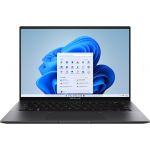 Ultrabook ASUS 14'' Zenbook 14 OLED UM3402YA, 2.8K 90Hz, Procesor AMD Ryzen™ 5 7530U (16M Cache, up to 4.5 GHz), 16GB DDR4X, 512GB SSD, Radeon, Win 11 Pro, Jade Black, 3Yr
