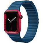 NextOne Leather Loop pentru Apple Watch 42/44/45mm Denim Blue
