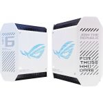 Router wireless ASUS Gigabit ROG Rapture GT6 Tri-Band WiFi 6 White 2Pack