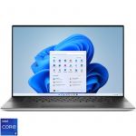 Ultrabook DELL 17'' XPS 17 9720, UHD+ InfinityEdge Touch, Procesor Intel® Core™ i9-12900HK (24M Cache, up to 5.00 GHz), 64GB DDR5, 2TB SSD, GeForce RTX 3060 6GB, Win 11 Pro, Platinum Silver, 3Yr ProSupport