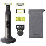 Aparat de ras Philips OneBlade Pro 360 Face + Body QP6551/17, aparat hibrid pentru barbierit si tuns barba si parul corporal, lama 360