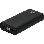 Baterie externa A+ T54, 20000 mAh, 2x USB, 1x USB-C cu tehnologia Quick Charge 3.0+ PD 18W, Black