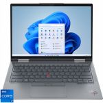Ultrabook Lenovo 14'' ThinkPad X1 Yoga Gen 7, WUXGA IPS Touch, Procesor Intel® Core™ i7-1260P (18M Cache, up to 4.70 GHz), 16GB DDR5, 512GB SSD, Intel Iris Xe, Win 11 Pro, Storm Grey