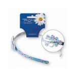 Cordeluta pentru par cu accesoriu lateral, Top Choice, multicolora, TC27581 Engros