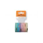 Elastic de par Top Choice, set de 24 bucati asortate, in nuante pastel Engros