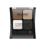 Kit fard de sprancene cu 4 culori, Professional Stylist, Revers, Nr.3 Engros