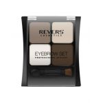 Kit fard de sprancene cu 4 culori, Professional Stylist, Revers, Nr.4 Engros