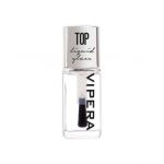 Lac de unghii incolor, Vipera, 10ml, Top Coat cu aspect de sticla lichida Engros