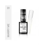 Lac de unghii Solar Gel, Revers, 12 ml, alb, nr 01, Marry Me Engros